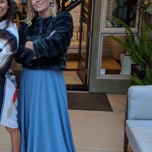 Vintage Ann Taylor Faux Fur Jacket